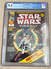 Marvel UK Star Wars Weekly #1 CGC 9.2 NM- with WHITE PAGES!