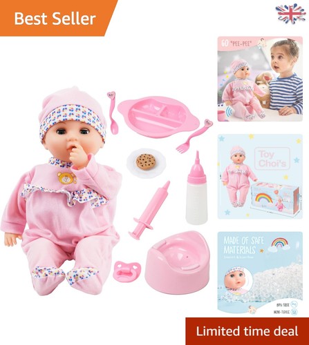 Inch talking pink baby - pink,