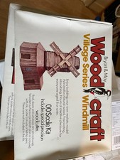 Woodcraft Windmill model kit #5 Bryant May 00 Scale England Village Series