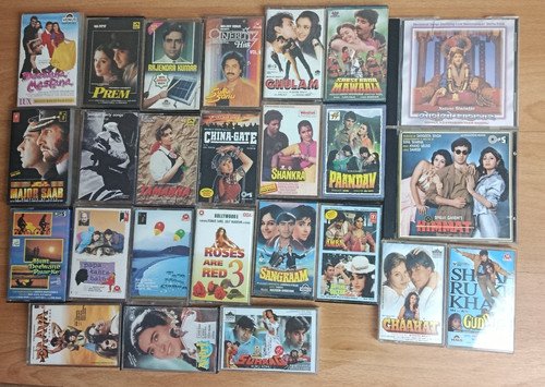 Bollywood cassettes job lot - cassettes, cd