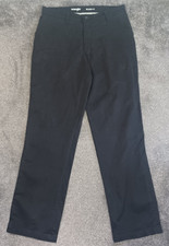 Wrangler Jeans Mens W32 L32 00096BK Relaxed Fit Black Denim
