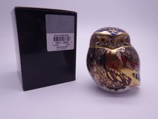 ROYAL CROWN DERBY LITTLE OWL PAPERWEIGHT