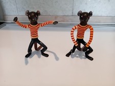Fantastic Mr Fox 2 Rat Security Toy Figures Bendy McDonalds Happy Meal Rare 2009
