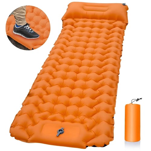 Self inflating camping - inflating, mat