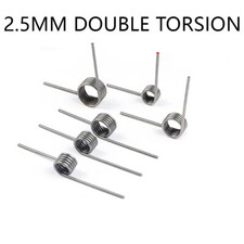 New Wire diameter: 2.5mm Double torsion spring Torsion spring Spring steel 10pcs