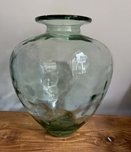Vintage inch green glass - vintage,