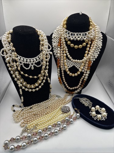 Job lot vintage modern faux - &,
