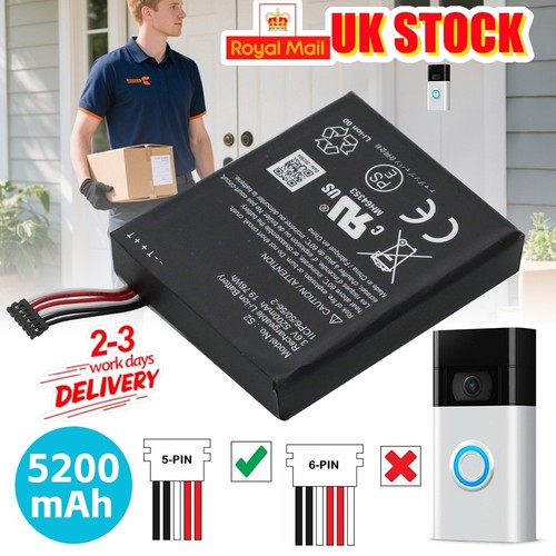Replacement battery for ring - replacement,