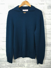Orlebar Brown Blue Hedley Merino Wool Medium Weight Jumper UK L (MG143F)