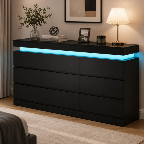 Chest drawers drawer led - chest,