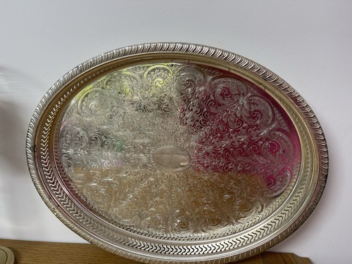 Vintage silver plated gallery - silver,