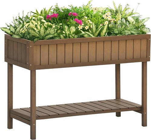 Wooden raised garden bed - wooden,