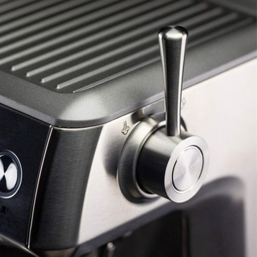 Stainless steel coffee machine - steel,