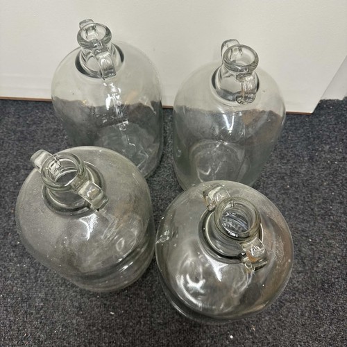 Vintage glass demijohn - glass, 1