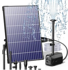 Biling Solar Pond Fountain with 12W Efficient Panel, Solar Water Fountain equip