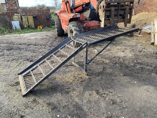 Muck truck loading ramp - truck,