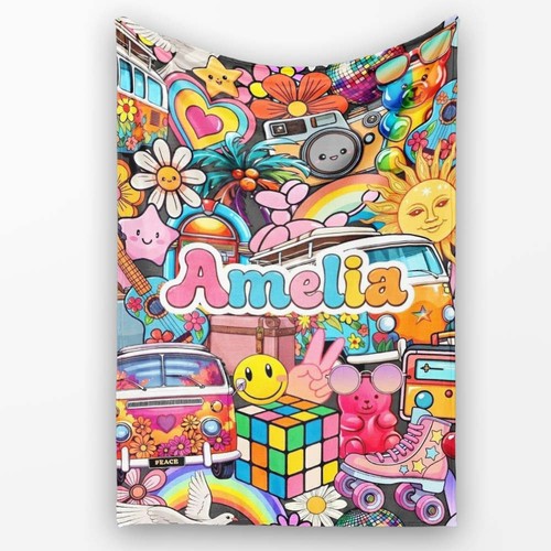 Soft fleece blanket cute - soft,
