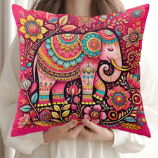 Pink flower elephant - 1, x