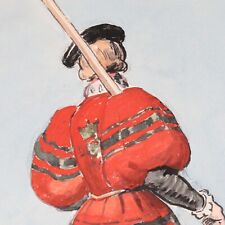 Frederick Charles Winby painting theatre costume design Henry VIII Body Guard 