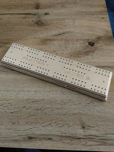 Homemade crib cribbage board - homemade,