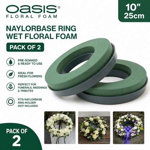 Oasis foam naylorbase - foam, 10"