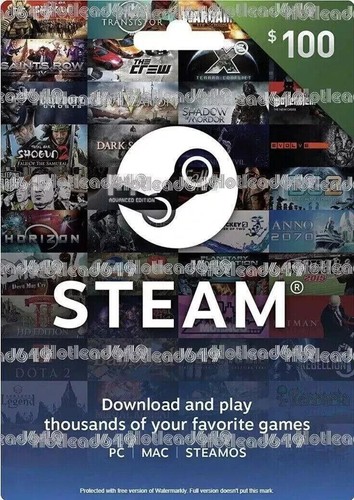 Steam gift card - steam, prepaid