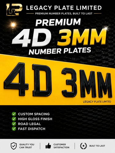 Road legal 3mm number - legal,