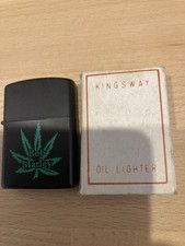 Vintage Lighter Cannabis Leaf