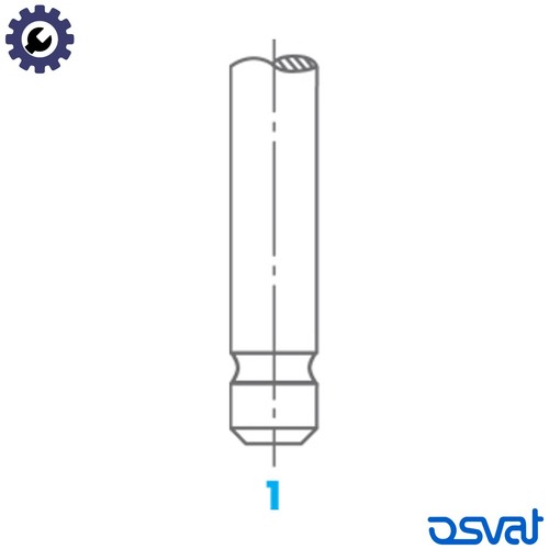 Intake valve 0665 for 18 - valve,