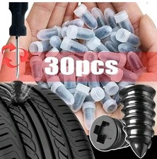 30X Tire Repair Screw In Rubber Plug Nail Car Tyre Puncture Repair Set Off-Road!