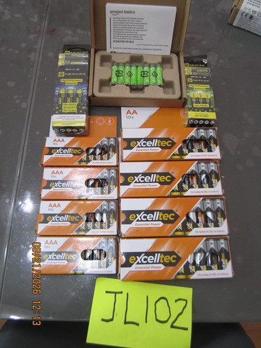 Job lot assorted batteries - job,