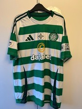 Celtic Idah match prep signed famine shirt v St Mirren 17th May 2025 -not worn