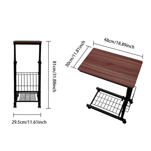 Shaped movable table - c-shaped,