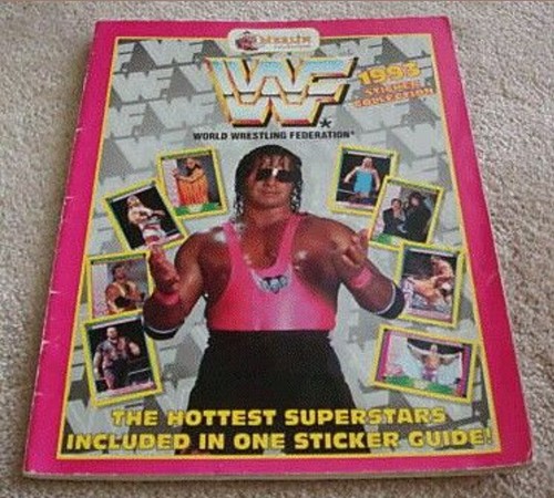 Wwf merlin 1993 pink bret - pink,