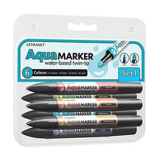 Letraset Aquamarker 6 Pen