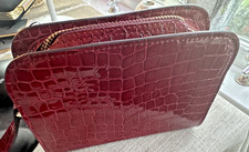 L.K Bennett  Red  Croc Effect