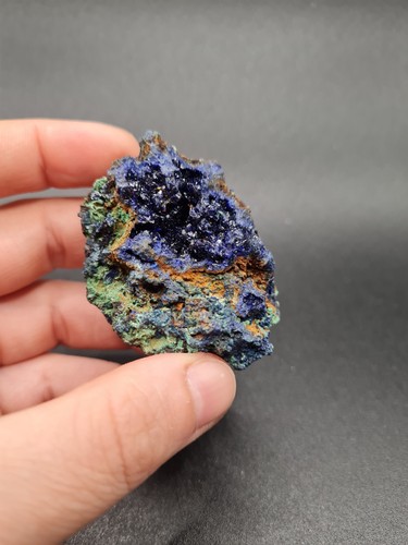 Azurite malachite specimen - azurite,