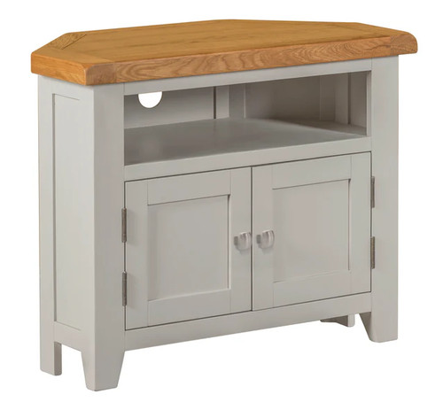 Grey corner unit - tv,