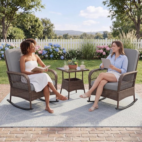 3pcs garden rocking table - 3pcs,