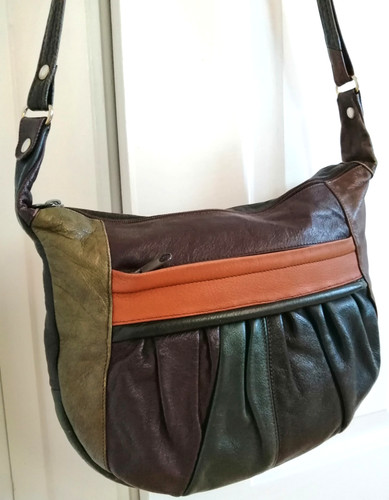 Vintage soft leather patchwork - soft,