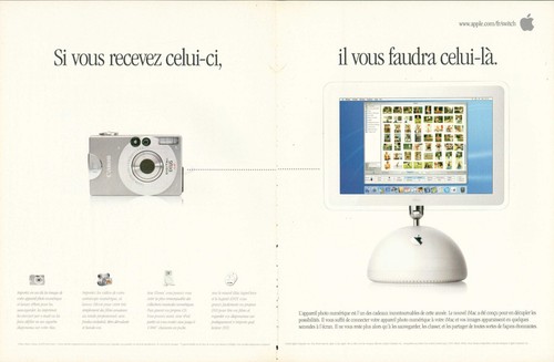 Apple magazine print advert - magazine, ad