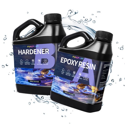 Epoxy resin mix clear - resin,