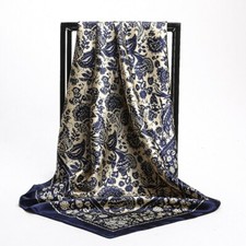 Ladies Blue Square Head Neck