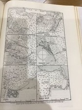 VINTAGE SEA CHART / NAUTICAL MAP 1961  Isle Of Man - Various Locations