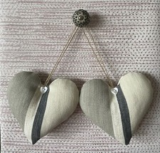 Pair Of Heart Door Hangers In