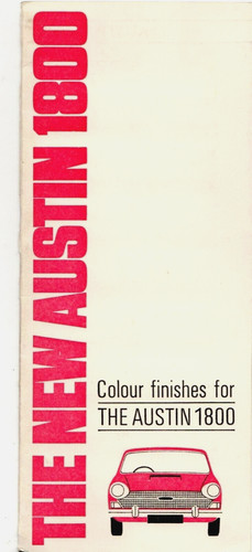Austin 1800 mk1 colour - 1800,