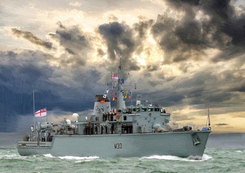 Hms ledbury hand finished - ledbury,