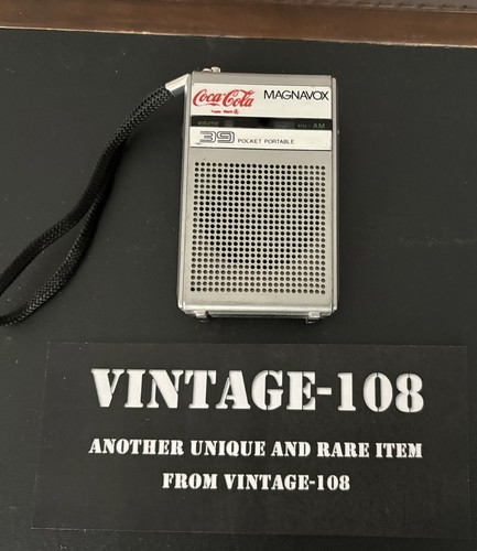 Vintage magnavox coca cola - coca, am
