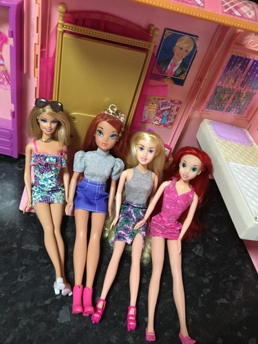 Barbie and disney dolls - and, bundle