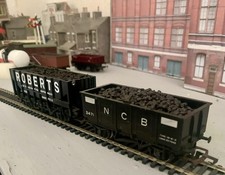 2x 00 gauge coal wagons